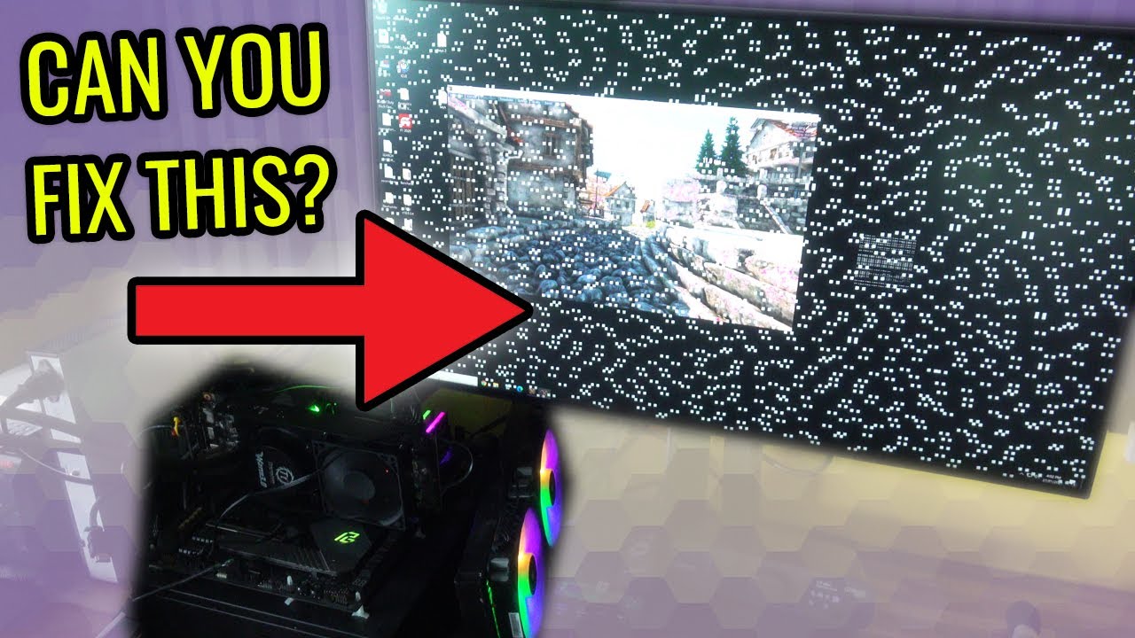Can you FIX a Graphics card that puts LINES on your SCREEN...!? (Can YES  Fix it)