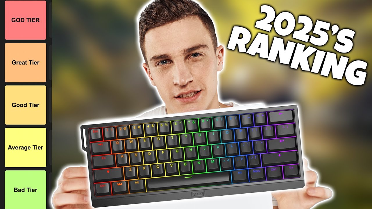 BEST Mechanical Gaming Keyboard Tier List (2025 Edition)
