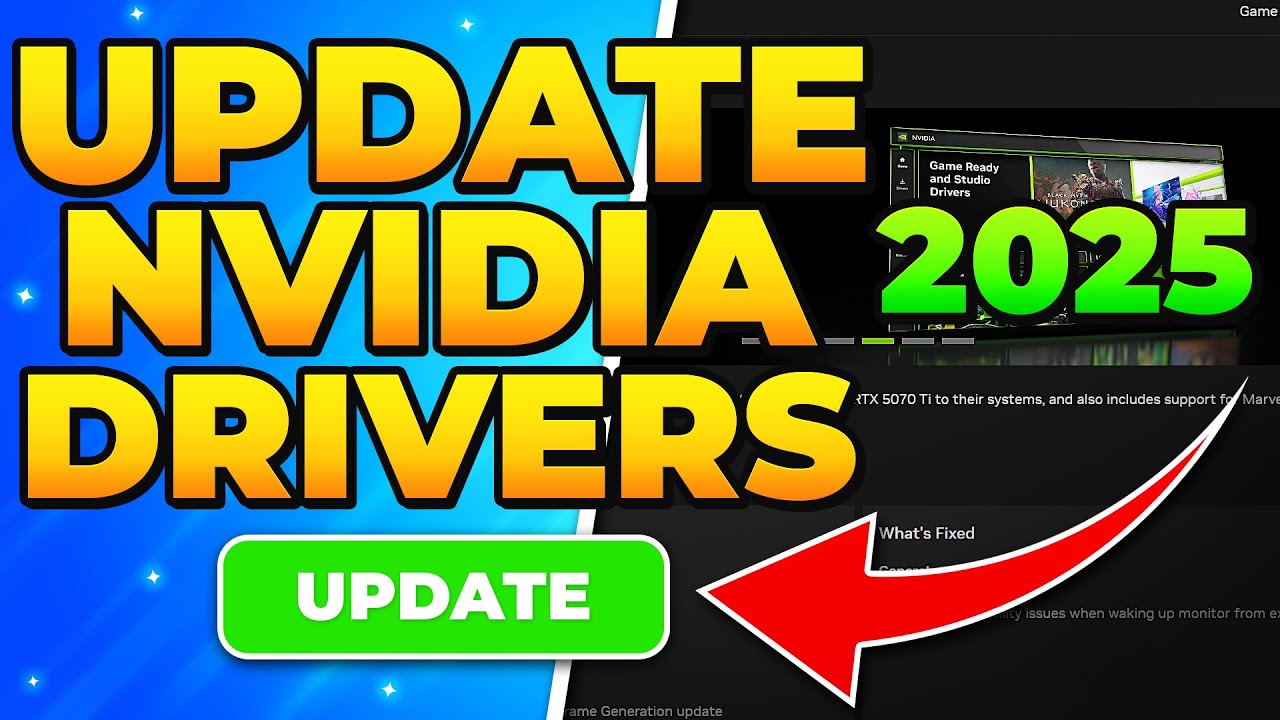 How to Update NVIDIA Graphics Card Drivers 2025