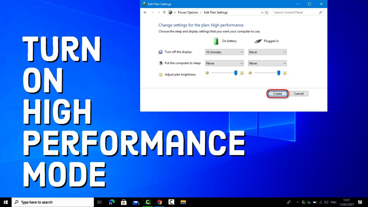 How to Turn on High Performance Mode in Windows 10
